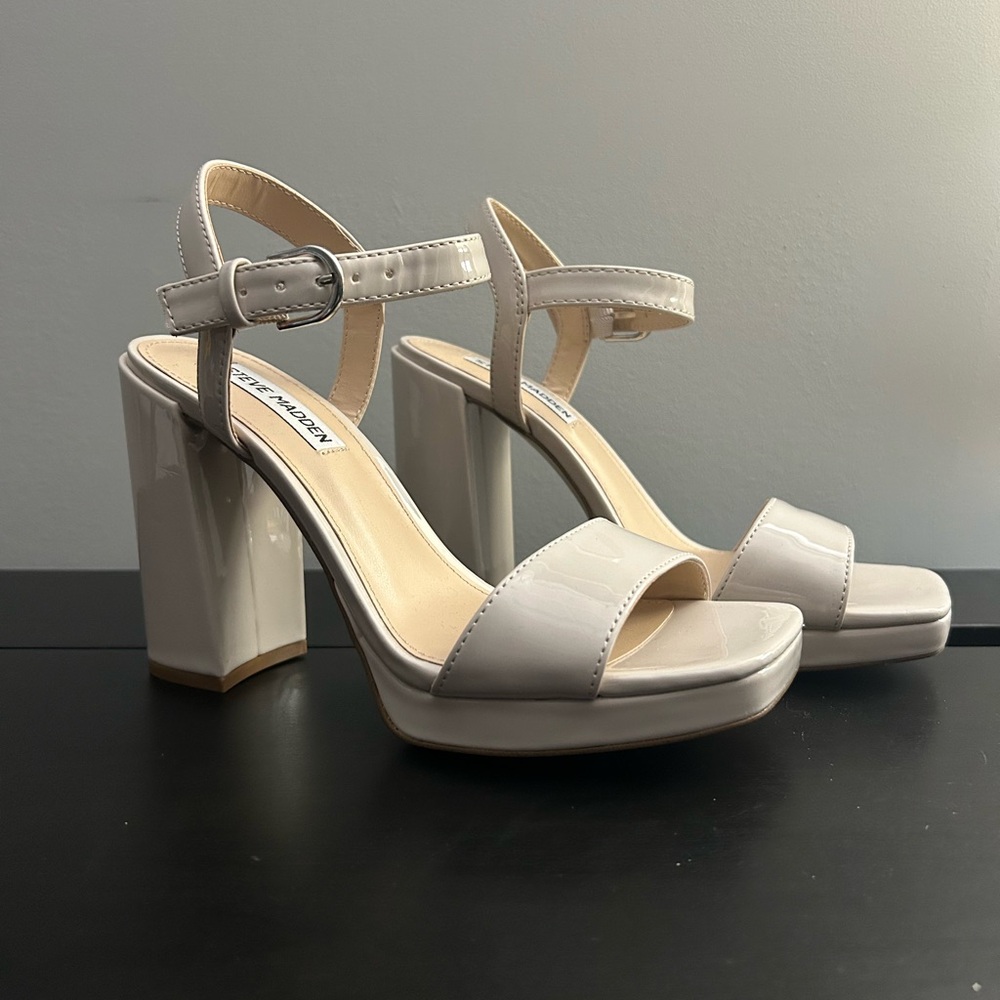 Nude Platform Heels, Steve Madden